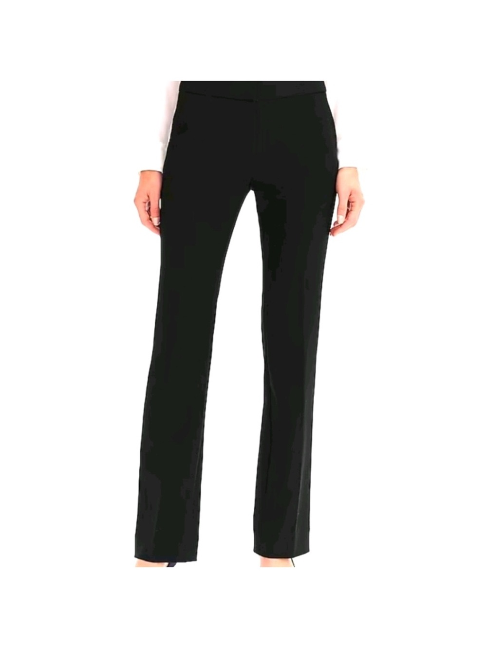 J. Crew Black Edie Straight-Leg Pants 8P
